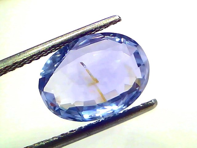 5.78 Carat IGI Certified Unheated Natural Ceylon Blue Sapphire Neelam – 6.35 Ratti