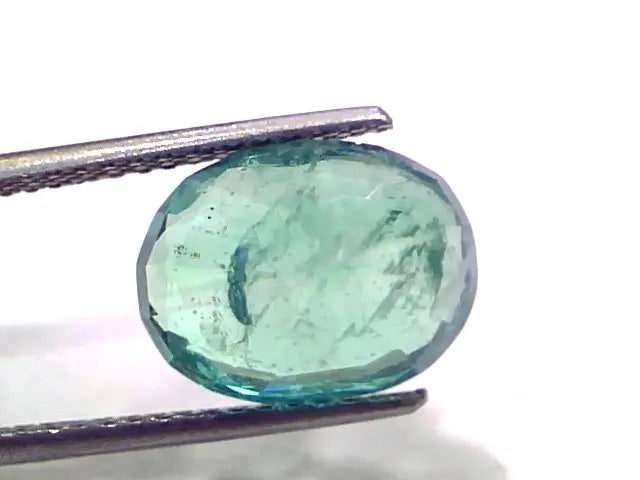 5.79 Ct GII Certified Untreated Natural Zambian Emerald Gems AAA