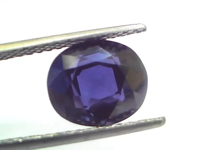 5.80 Ct IGI Certified Unheated Untreated Natural Deep Blue Sapphire AAA