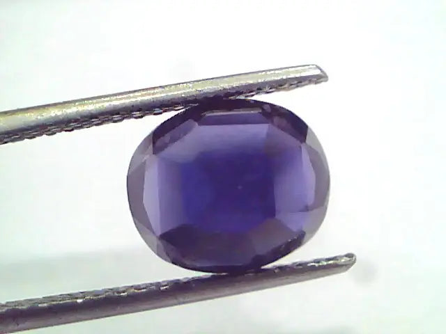 5.80 Ct IGI Certified Unheated Untreated Natural Deep Blue Sapphire AAA