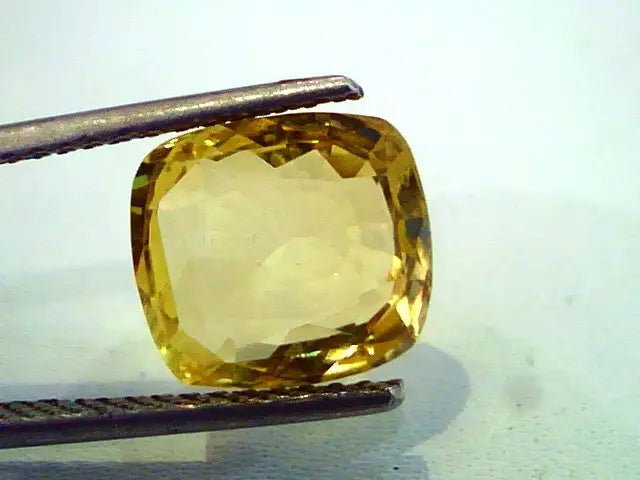 5.78 Ct Certified Unheated Untreated Natural Ceylon Yellow Sapphire AAAAA