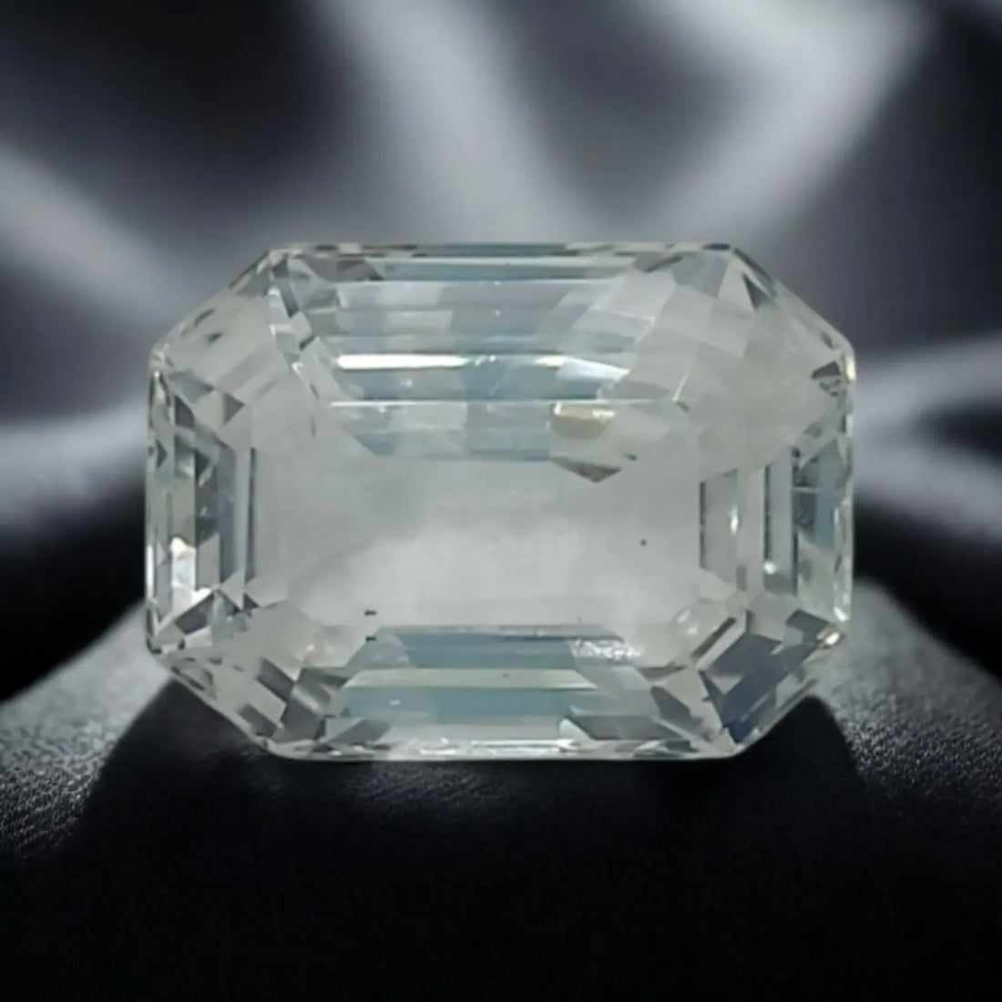 5.84 Ct IGI Certified Unheated Untreated Natural Ceylon White Sapphire AAAA - Venus Gems