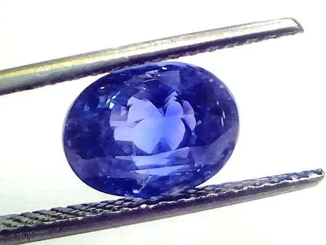 5.85 Ct IGI Certified Unheated Untreated Natural Ceylon Blue Sapphire - Venus Gems