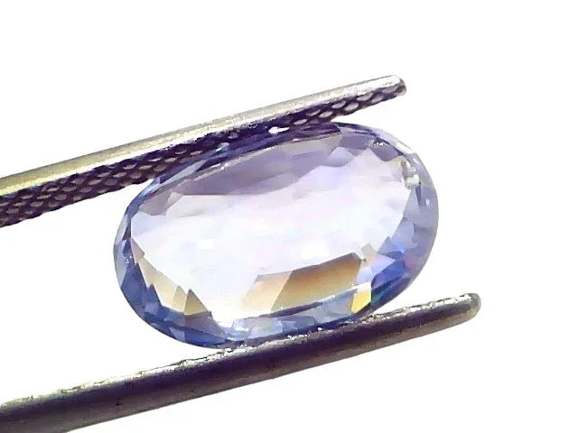 5.85 Ct IGI Certified Unheated Untreated Natural Ceylon Blue Sapphire - Venus Gems