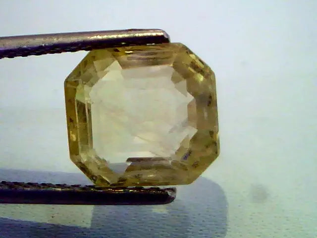 5.80 Ct Unheated Untreted Natural Ceylon Yellow Sapphire/Pukhraj