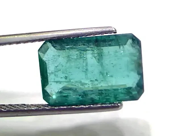 5.88 Ct GII Certified Untreated Natural Zambian Emerald Gems AA - Venus Gems