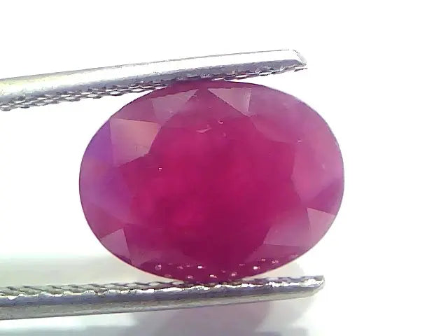 5.88 Ct Certified Unheated Untreated Natural New Burma Ruby Manik Stone