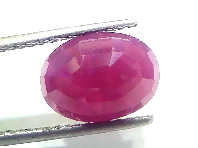 5.88 Ct Certified Unheated Untreated Natural New Burma Ruby Manik Stone