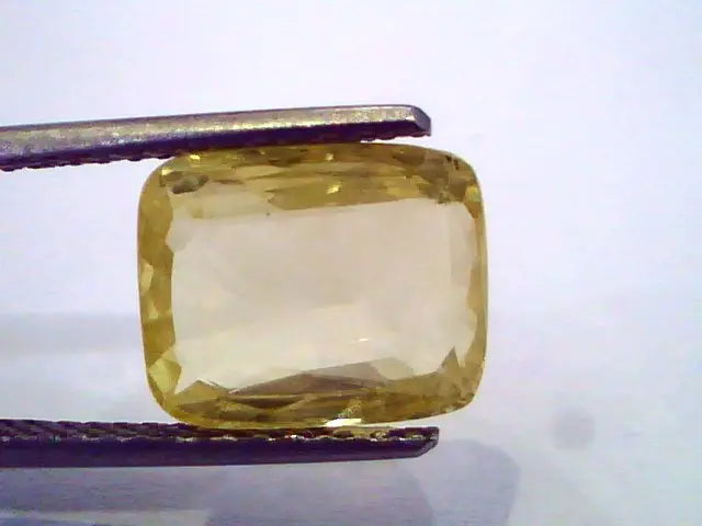 5.92 Ct Unheated Untreated Natural Ceylon Yellow Sapphire Pukhraj