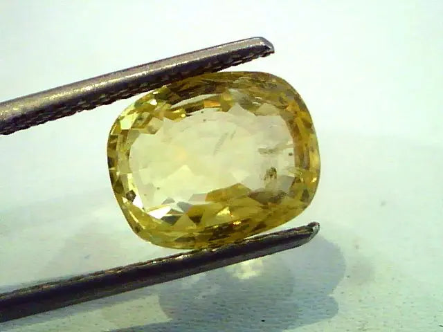5.90 Ct Unheated Untreted Natural Ceylon Yellow Sapphire/Pukhraj