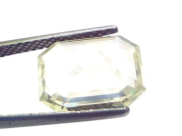 5.90 Ct IGI Certified Unheated Untreated Natural Ceylon Yellow Sapphire - Venus Gems