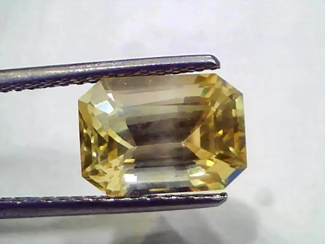 5.92 Ct IGI Certified Unheated Untreated Natural Ceylon Yellow Sapphire AAA