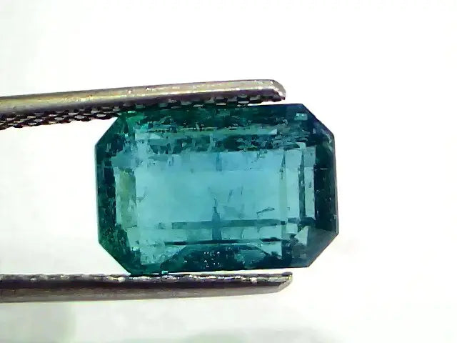 5.94 Ct GiI Certified Untreated Natural Zambian Emerald Gemstone Panna