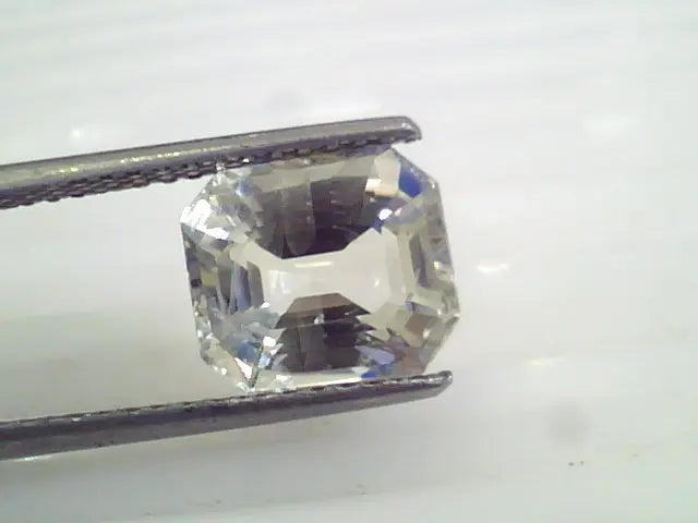 5.95 Ct IGI Certified Unheated Untreated Natural Ceylon White Sapphire AAAA