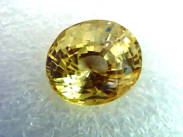 5.95 Ct Unheated Untreated Natural Ceylon Yellow Sapphire AAA