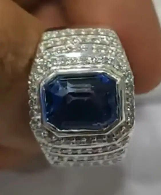 Gemstone Ring Design 7 In All Metal, Watch Video For Details Of Design