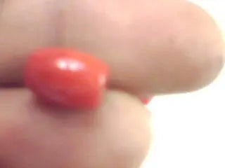 Red Coral Beads 1 pieces natural red coral for coral mala wt 4 ct