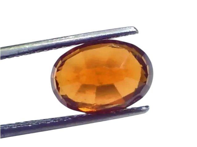 5.12 Ct Untreated Natural Ceylon Gomedh/Hessonite Gemstone - Venus Gems