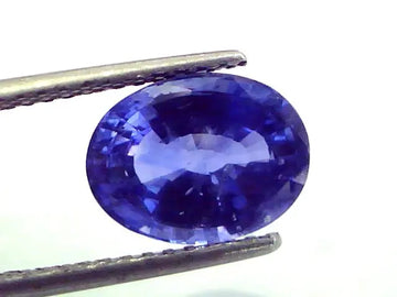 5.08 Ct Premium Untreated Natural Ceylon Blue Sapphire IGI Certified