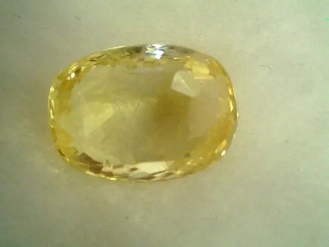 5 CT TOP GRADE UNHEATED NATURAL CEYLON YELLOW SAPPHIRE A+++++