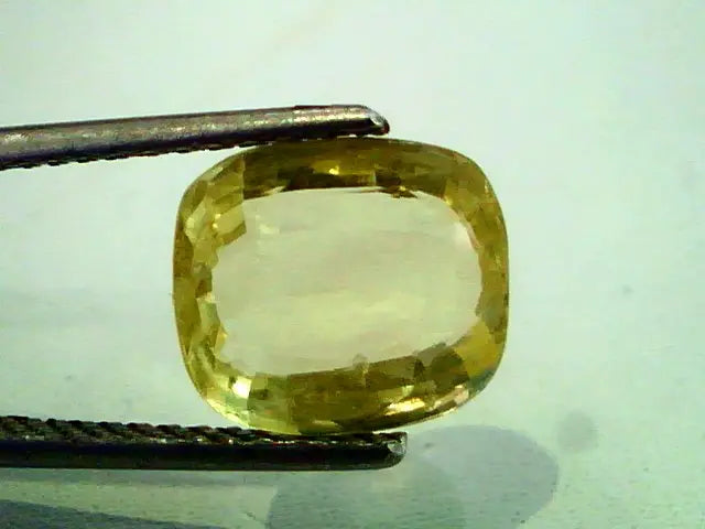 5 Ct Unheated Untreted Natural Ceylon Yellow Sapphire Pukhraj Gems