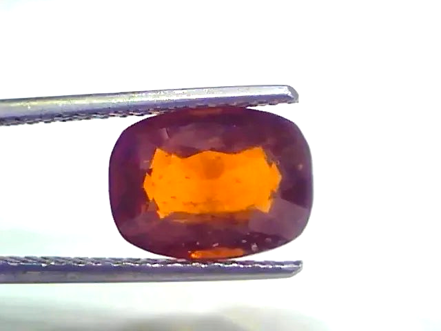 5.21 Ct Untreated Natural Ceylon Gomedh/Hessonite Gemstone - Venus Gems