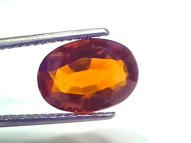 5.27 Ct Untreated Natural Ceylon Gomedh/Hessonite Gemstone - Venus Gems