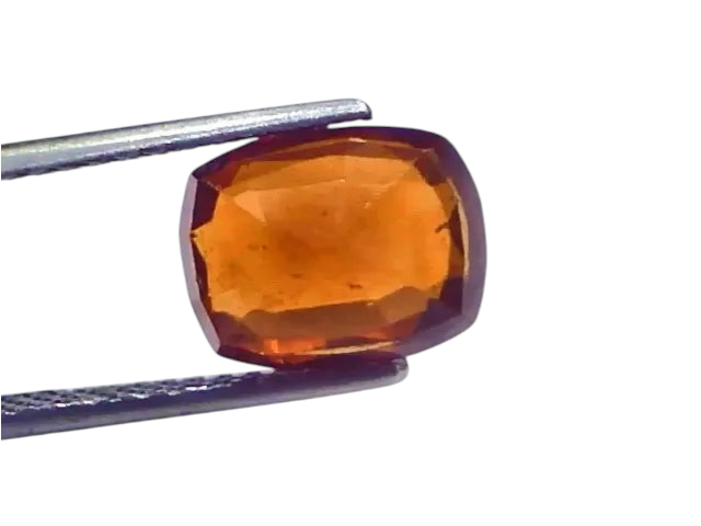 5.17 Ct Untreated Natural Ceylon Gomedh/Hessonite Gemstone - Venus Gems