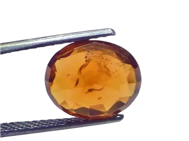 5.52 Ct Untreated Natural Ceylon Gomedh/Hessonite Gemstone - Venus Gems