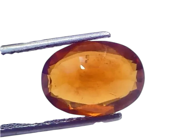 5.27 Ct Untreated Natural Ceylon Gomedh/Hessonite Gemstone - Venus Gems