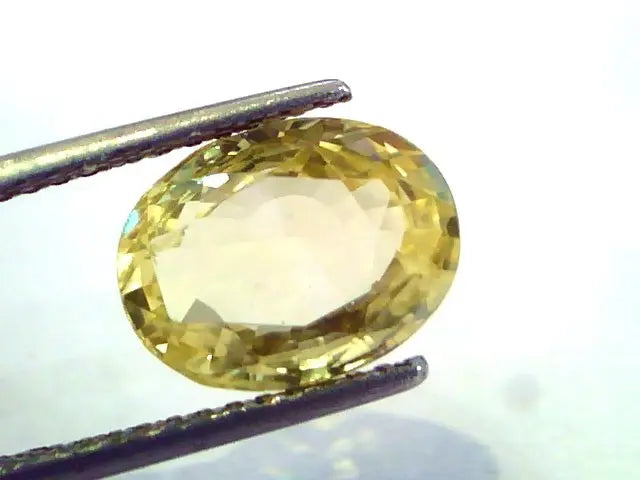 6.06 Ct Unheated Untreated Natural Ceylon Yellow Sapphire/Pukhraj AA