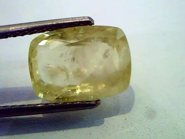 6.01 Ct Unheated Untreated Natural Ceylon Yellow Sapphire Gems