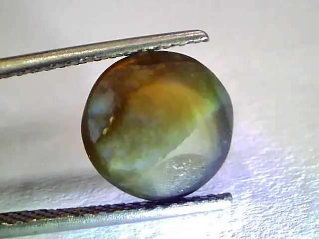 6.02 Ct GII Certified Untreated Natural Chrysoberyl Kanak Khet Cats Eye