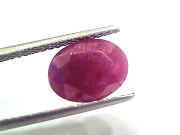 6.06 Ct Certified Unheated Untreated Natural New Burma Ruby