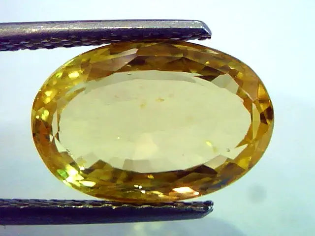 6.03 Ct Unheated Untreated Natural Ceylon Yellow Sapphire AAA