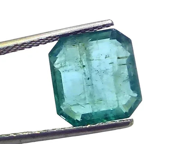 6.03 Ct GII Certified Untreated Natural Zambian Emerald Panna Gems - Venus Gems