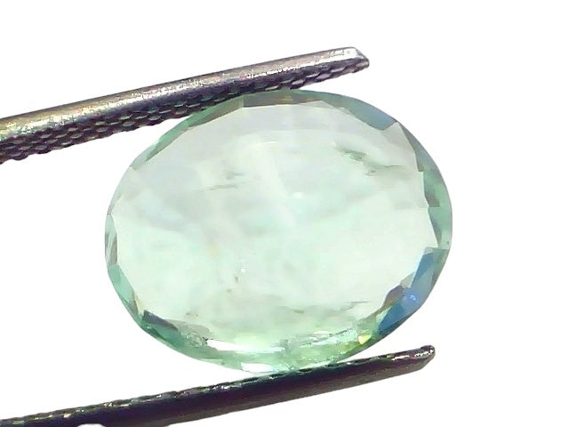 6.04 Ct IGI Certified Untreated Natural Colombian Emerald Panna Gems