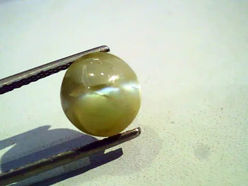6.02 Ct Certified Untreted Natural Chrysoberyl Cats Eye,Lehsunia