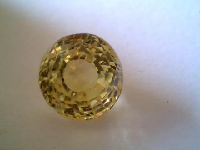 6.05 Ct Unheated Untreated Natural Ceylon Yellow Sapphire Gems