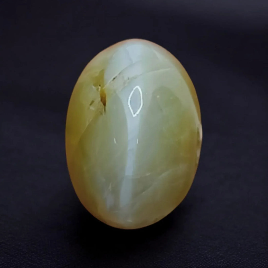 6.08 Ct Certified Untreated Natural Chrysoberyl Cats Eye Lehsunia AA - Venus Gems