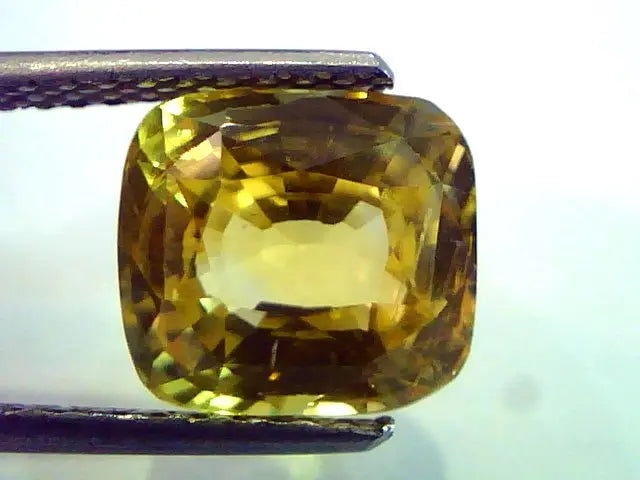 6.08 Ct Unheated Untreated Natural Ceylon Yellow Sapphire AAA