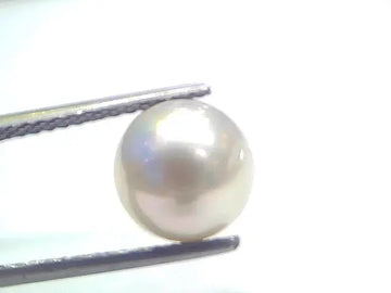 5.96 Ct Natural Certified Real South Sea Pearl Certified Moti