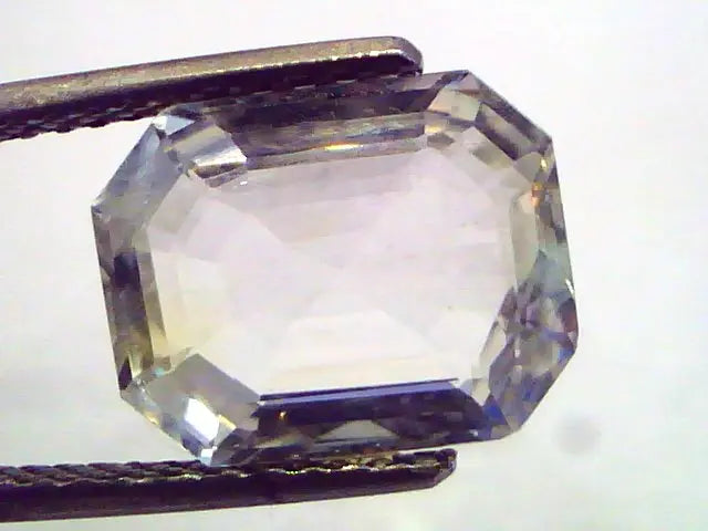 6.12 Ct Unheated Untreated Natural Premium White Sapphire Gemstone