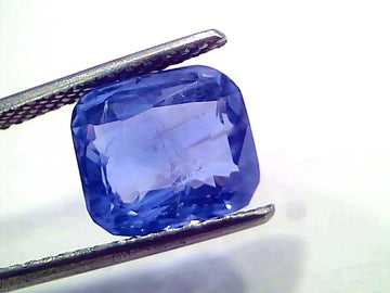 6.12 Carat IGI Certified Unheated Natural Ceylon Blue Sapphire Neelam – 6.72 Ratti