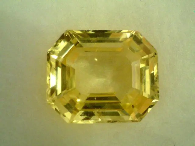 6.13 Ct Unheated Untreated Natural Ceylon Yellow Sapphire- BEST