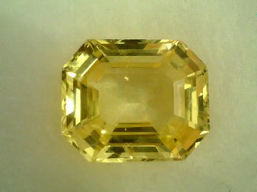 6.13 Ct Unheated Untreated Natural Ceylon Yellow Sapphire- BEST