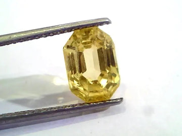 6.16 Ct Unheated Untreated Natural Ceylon Yellow Sapphire Gems AA