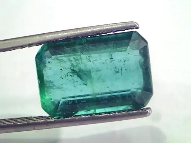 6.18 Ct Untreated Natural Certified Zambian Emerald Gemstone AA - Venus Gems