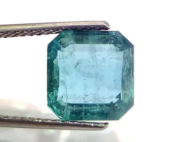6.15 Ct GII Certified Untreated Natural Zambian Emerald Gemstone Panna - Venus Gems