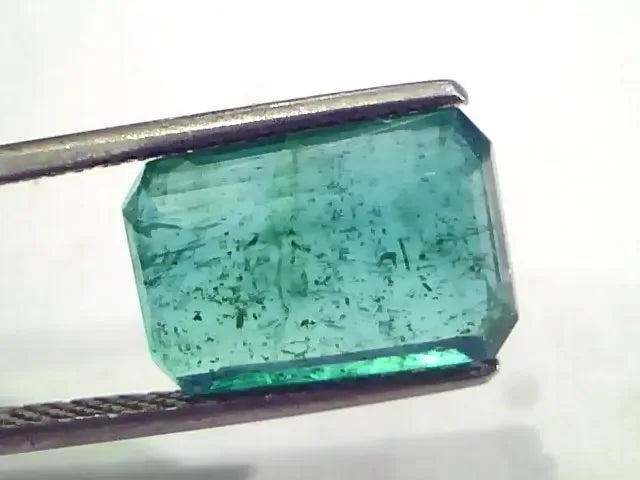 6.18 Ct Untreated Natural Certified Zambian Emerald Gemstone AA - Venus Gems